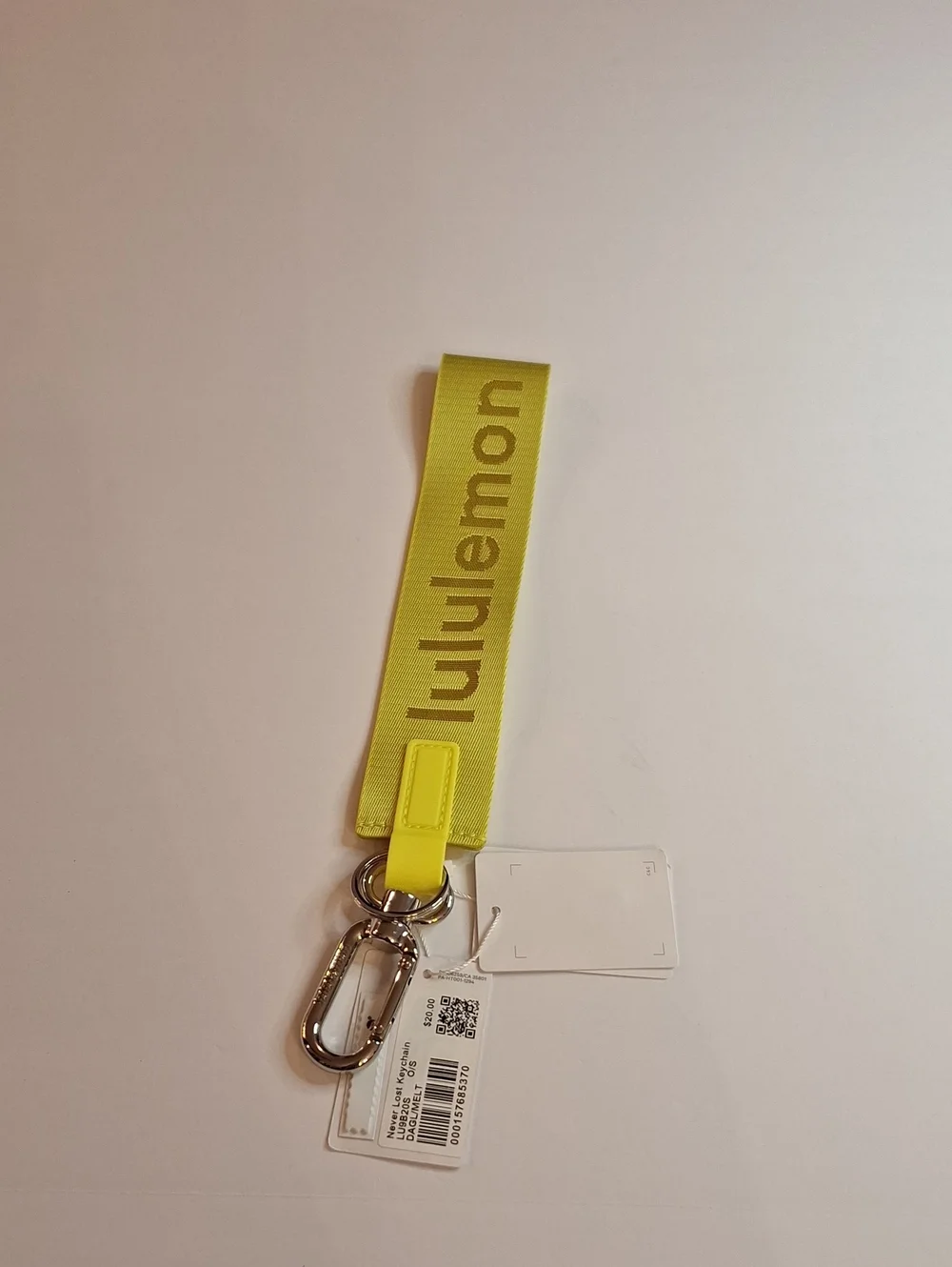 NWT Lululemon Never Lost Key Chain.